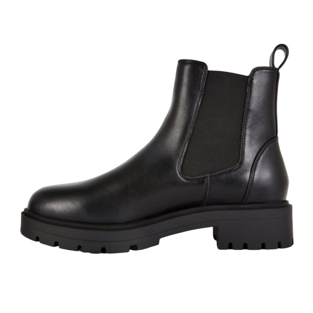 Primark Chealsea Chunky Black Ankle Boots Size 7